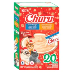 Churu Caja NAVIDAD gatos pollo y atún snack líquido 20×14 g
