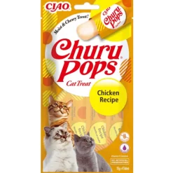Churu cat POPS pollo snacks en barritas gatos 12x(4×15) g