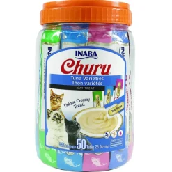 Churu cat variedades ATÚN BOTE 50 snacks crema para gatos