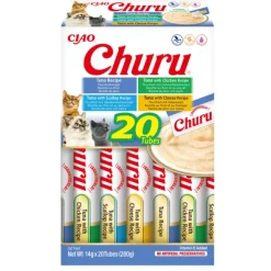 Churu cat variedades ATÚN snacks crema para gatos