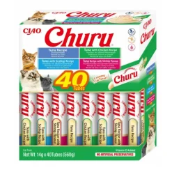 Churu cat variedades ATÚN snacks crema para gatos
