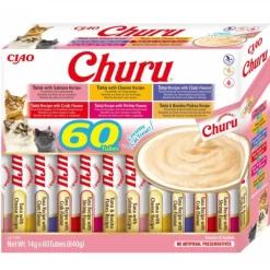 Churu cat variedades ATÚN snacks crema para gatos