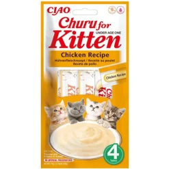 Churu kitten receta POLLO gatitos 12x4X14 g