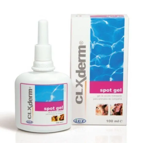 CLXderm spot gel clorhexdina 100 ml perros gatos