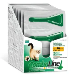 COMBOLINE gatos antiparasitario externo 18 pipetas