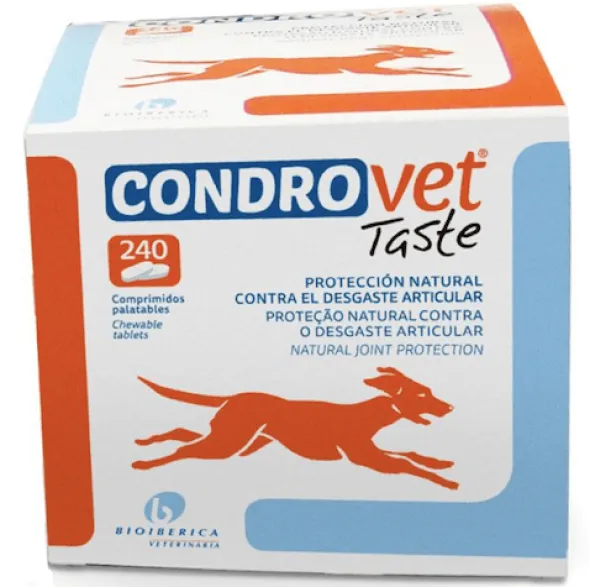 CONDROVET TASTE lesión articular 240 comp perros gatos