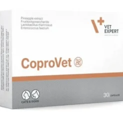 Coprovet VetExpert Probióticos Prebióticos coprofagia perros gatos 30 cápsulas