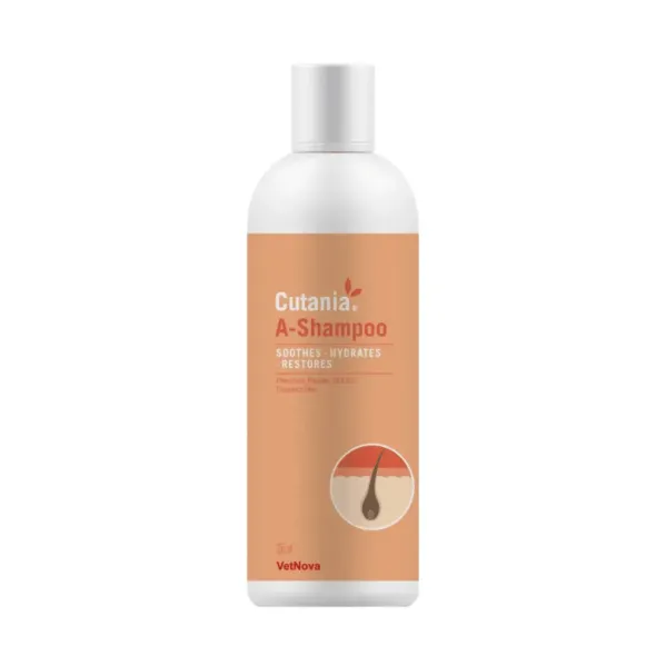 Cutania A (ANTES GlycOat) Shampoo piel seca perros gatos y caballos