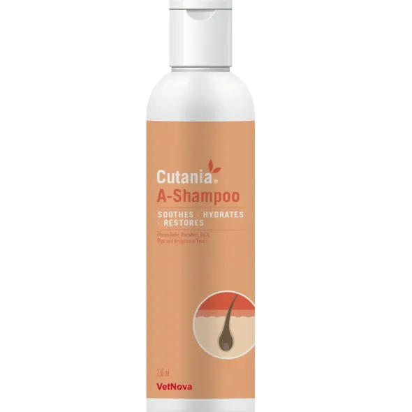 Cutania A (ANTES GlycOat) Shampoo piel seca perros gatos y caballos