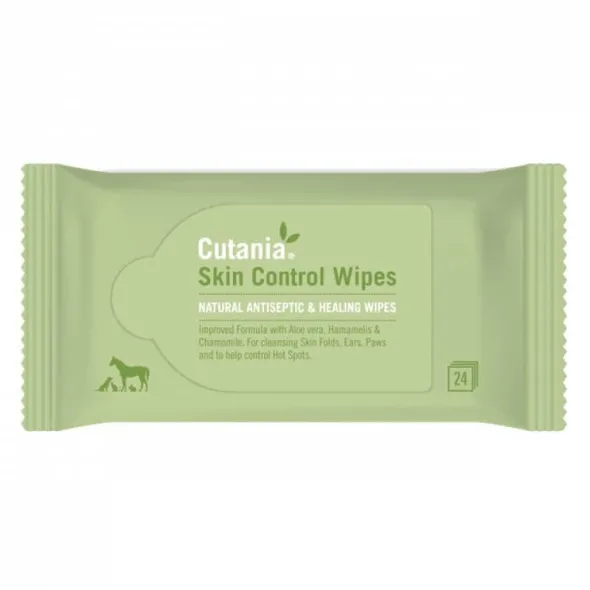 Cutania SKIN CONTROL wipes Malasezzia 24 toallitas mascotas