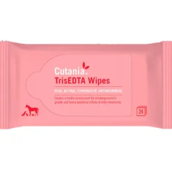 Cutania TrisEDTA 24 toallitas antimicrobianas perros y gatos