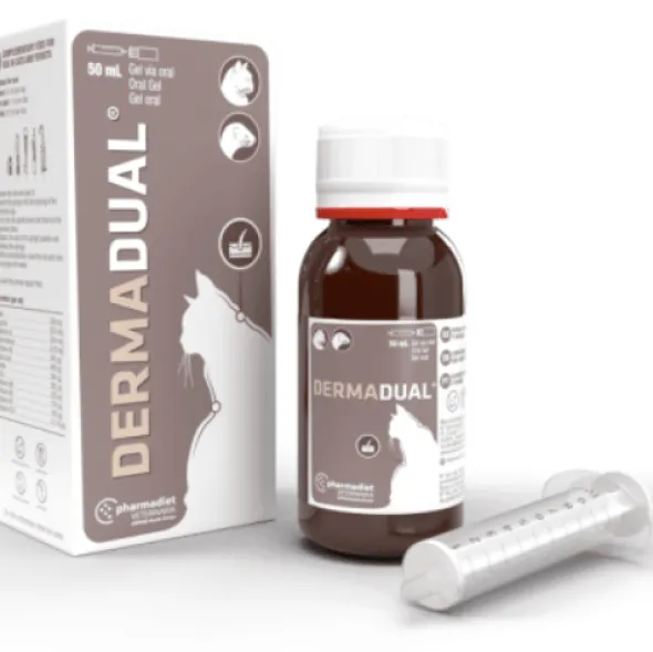 DERMADUAL gatos piel y pelo gel 50 ml