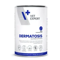 DERMATOSIS dog lata SALMÓN y patata VetExpert 6×400 g