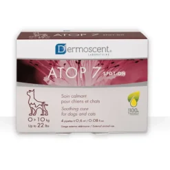 Dermoscent ATOP 7 Spot-On para perros y gatos Piel atópica, picor y dermatitis