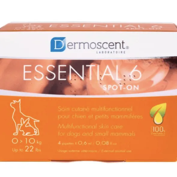 Dermoscent essential 6 spot on 4 pipetas cuidado piel perros
