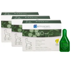Dermoscent PYOSPOT perros infecciones cutáneas 4 pipetas