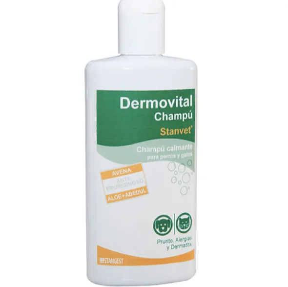 Dermovital champú picores piel 250 ml perros y gatos