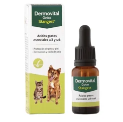 Dermovital GOTAS omega 3 y 6 para perros y gatos 15 ml