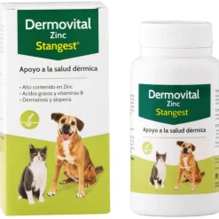 Dermovital ZINC piel pelo perros gatos 60 comprimidos