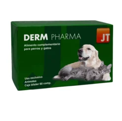 DERM PHARMA 60 cap Omega 3, 6 y 9 perros y gatos