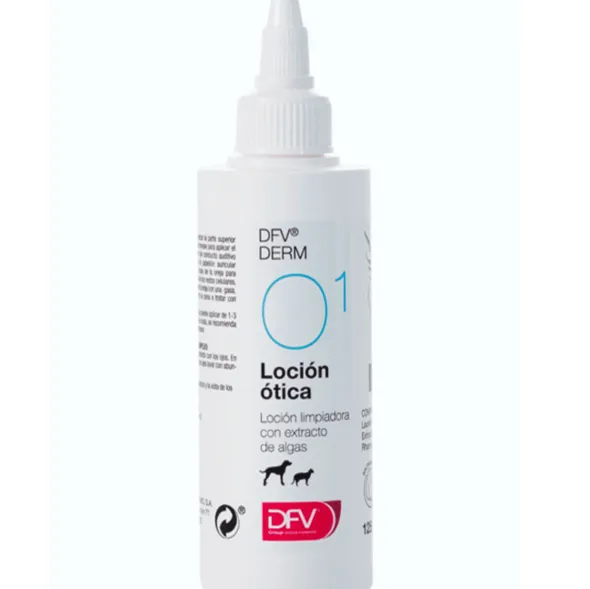 DFV Derm Loción ótica O1 perros gatos 125 ml