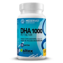 DHA 1000 Pet Factor aceite de pescado desodorizado para perros, gatos y caballos