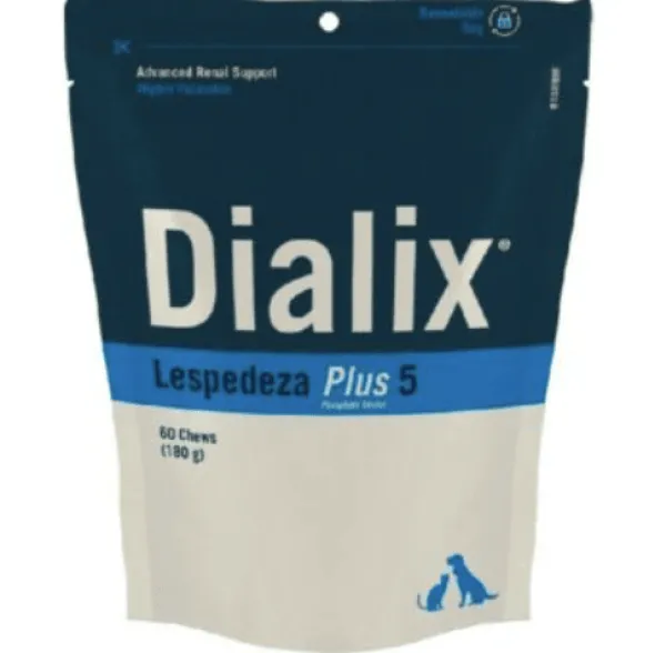 Dialix LESPEDEZA PLUS 5 renal 60 Chews perros gatos