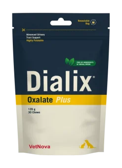 Dialix Oxalate Plus CHEWS veganos protección urinaria y renal para perros y gatos