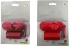 Dispensador de bolsas perro 2 rollos con 15 u cada uno