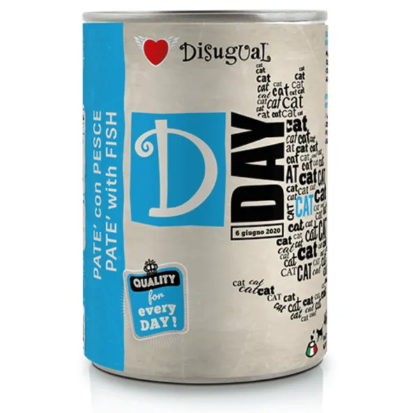 Disugual D-DAY cat PESCADO 6×400 g