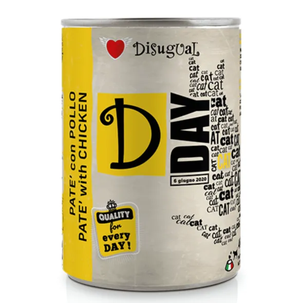 Disugual D-DAY cat POLLO 6×400 g