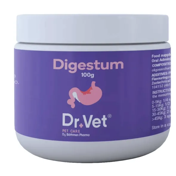 Dr Vet Digestum 100 g | Probiótico y prebiótico para perros y gatos