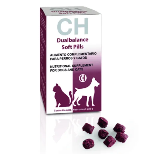Dualbalance Soft Pills prebióticos y probióticos para perros y gatos 225 g