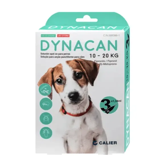 DYNACAN pipetas perros 10-20 kg 3 pipetas