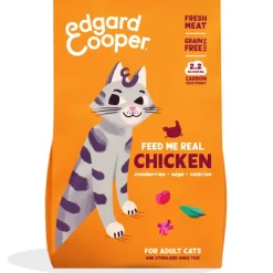 Edgard Cooper gato Pollo sin cereales pienso gatos adultos y esterilizados
