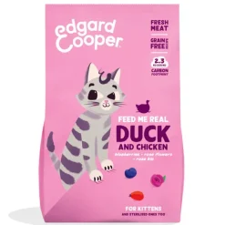 Edgard Cooper Pato Pollo kitten sin cereales pienso gatitos