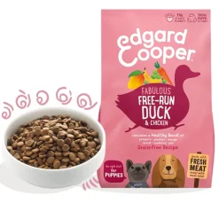Edgard Cooper Pato Pollo puppy sin cereales pienso cachorros