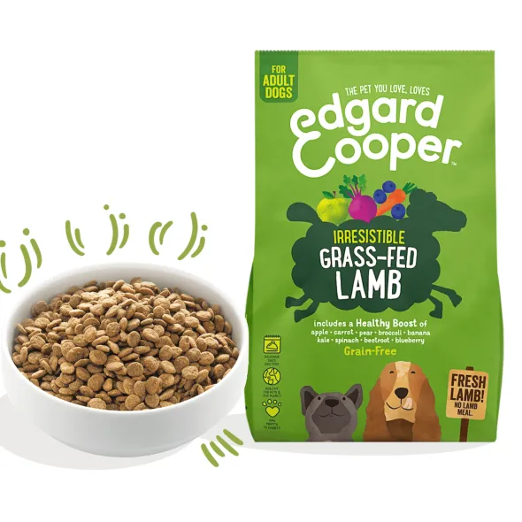 Edgard Cooper perros Cordero sin cereales perros adultos