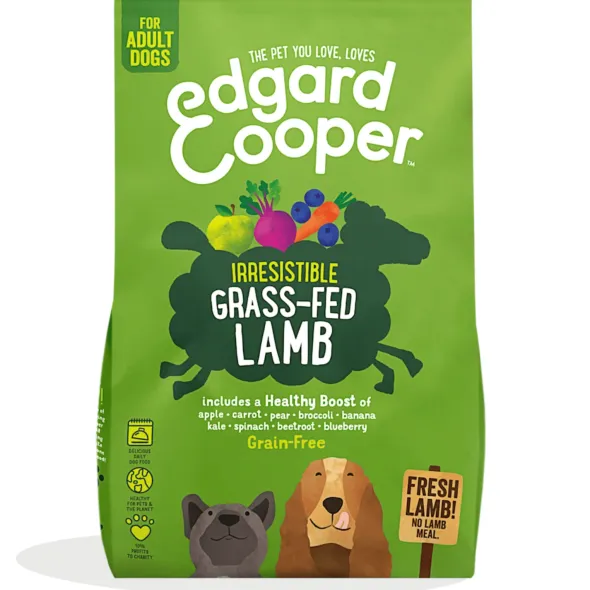 Edgard Cooper perros Cordero sin cereales perros adultos