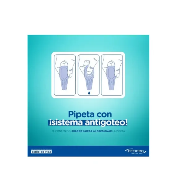 Effipro gatos Pipetas Antiparasitarias Spot on para gatos