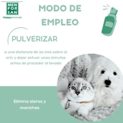 Eliminador enzimático orín y manchas Menforsan 500 ml