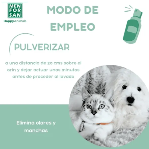 Eliminador enzimático orín y manchas Menforsan 500 ml