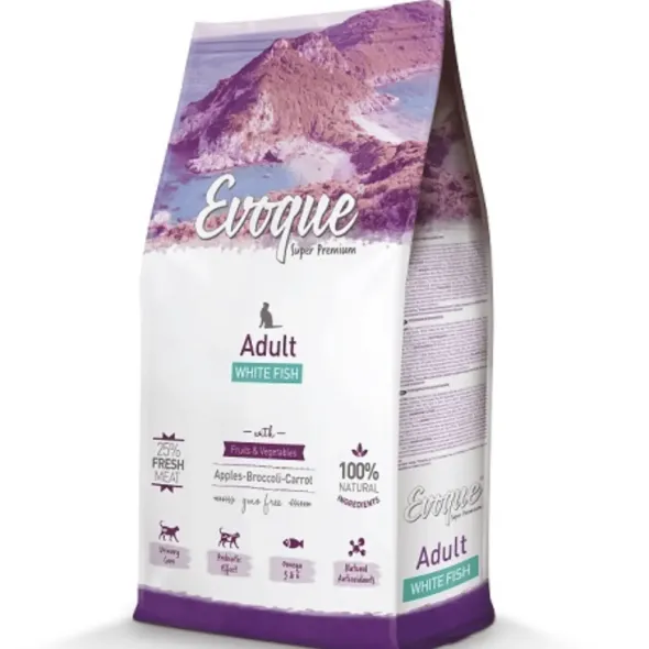 Evoque gatos pescado blanco atún pienso para gatos