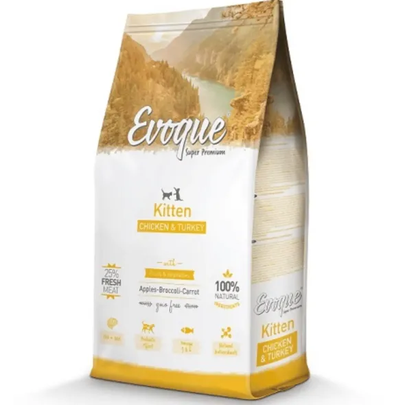 Evoque KITTEN pollo pavo pienso para gatitos