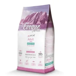 Evoque mini pescado blanco pienso sin cereales para perros adultos mini