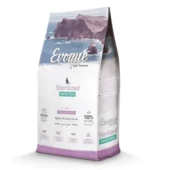 Evoque sterilized pescado blanco pienso para gatos esterlizados