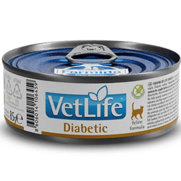 Farmina Vet Life DIABETIC gatos 12X85 g