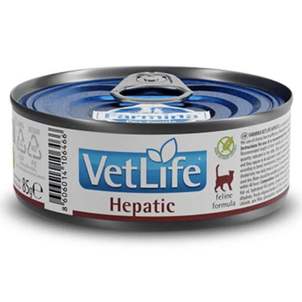 Farmina Vet Life HEPATIC gatos 12X85 g
