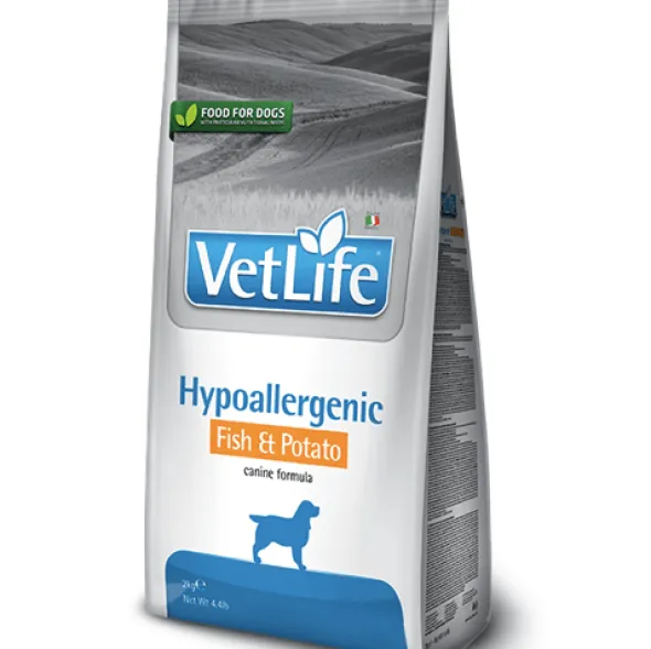 Farmina VetLife Hypoallergenic PESCADO alergias alimenticias perros