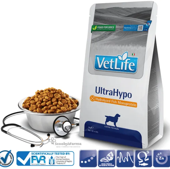 Farmina Vet Life ULTRAHYPO alergias alimentarias perros